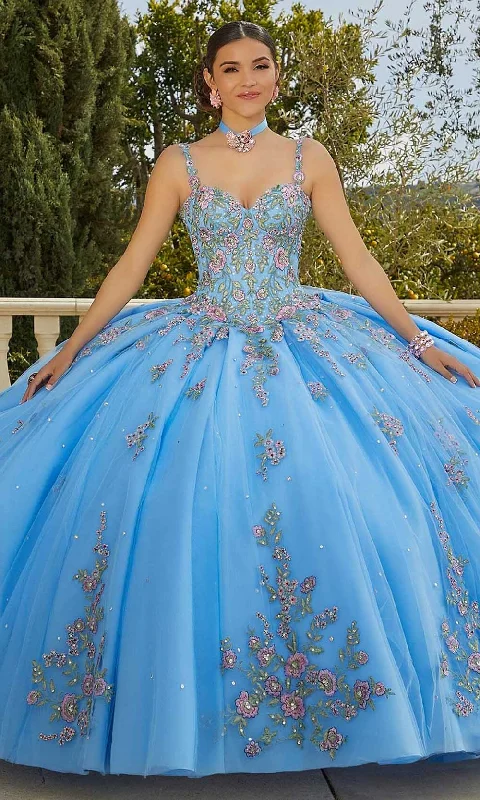 Formal Dress for Charity BallsVizcaya by Mori Lee 89435 - Floral Applique Ballgown