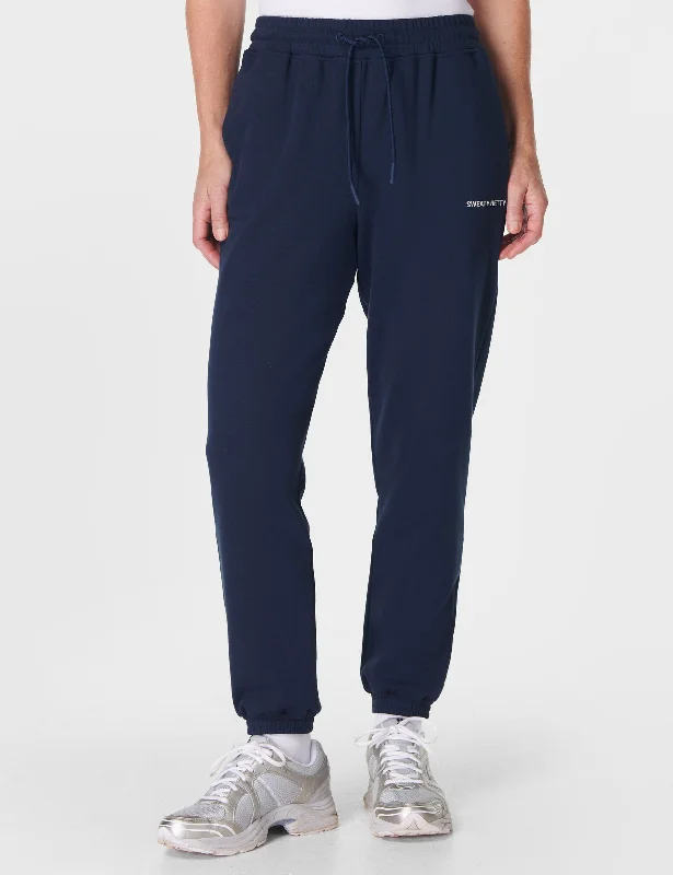 women's ripped pantsRevive Relaxed Jogger - Navy Blue