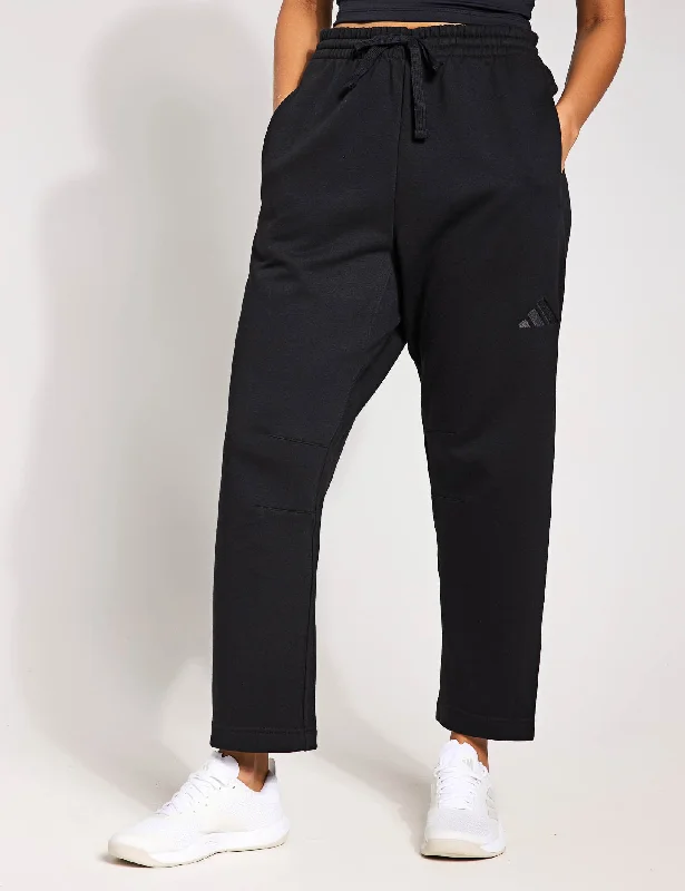 women's thermal pantsALL SZN Fleece Barrel Leg Joggers - Black