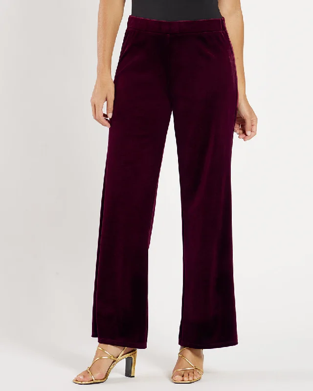 women's high-slung pantsTrixie Pant - Stretch Velvet