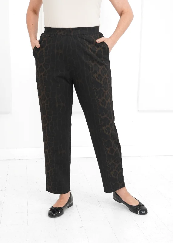 women's bell-bottom pantsShepherd's - Trek Trouser Animal Print