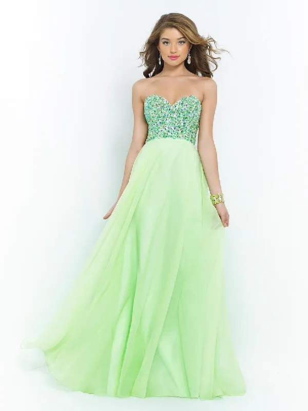 Formal Dress for Civil CeremoniesBlush by Alexia Designs - X222SC Strapless Plain n Embellished Gown