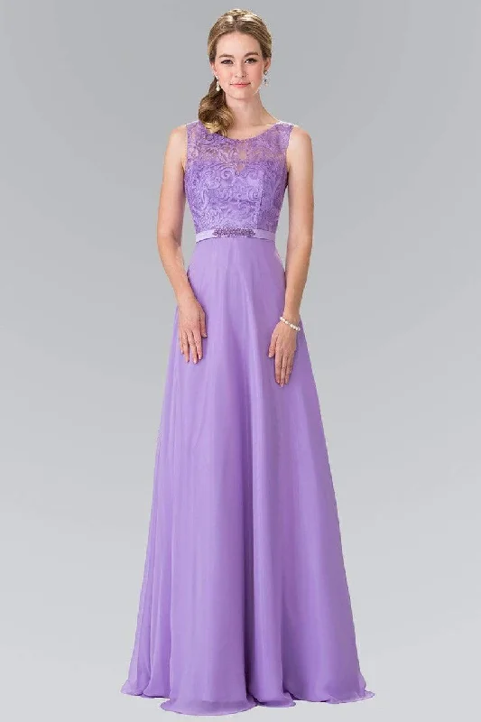 Formal Dress for GraduationsElizabeth K GL2364 - Scoop Embroidered Formal Dress