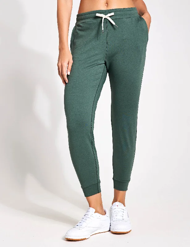 women's silk pantsPerformance Jogger - Marsh Heather