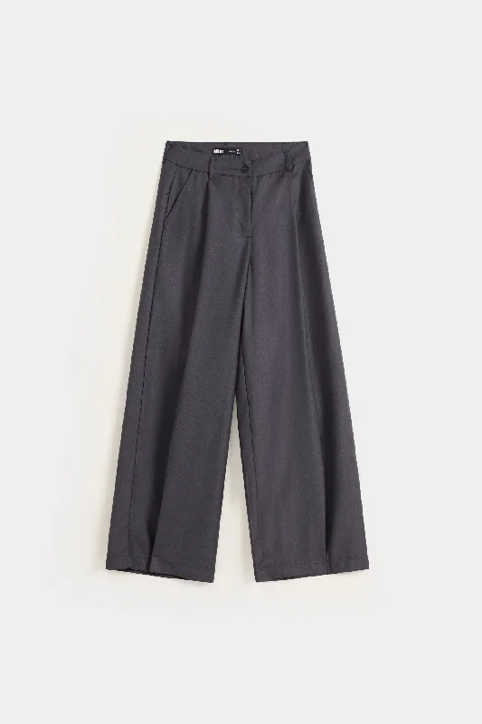 women's straight-leg pantsTailored Pants with Extended Waist