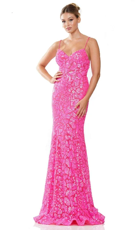 Formal Dress for Fashion WeeksColors Dress 3113 - Sequin Gown