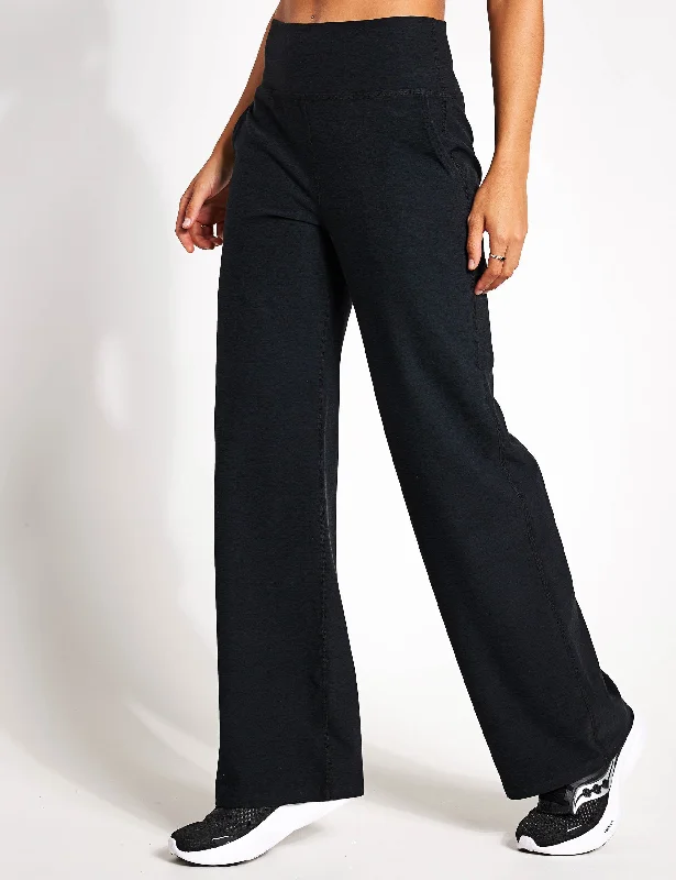 women's chic pantsSpacedye Laid Back Pant - Darkest Night