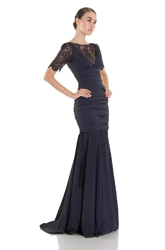 Men's Formal Dress CodesTheia - 881865SC Scallop Lace Jewel Neckline Mermaid Gown