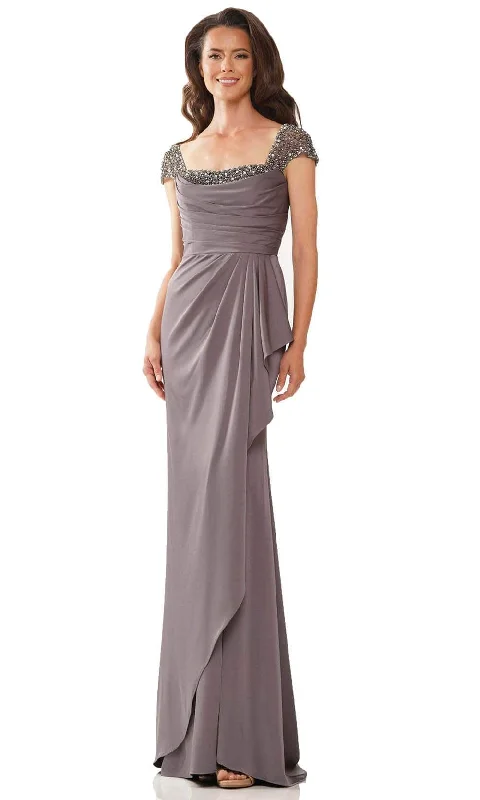 Formal Dress for Winter Formal EventsMarsoni by Colors MV1182 - Faux Wrap Gown