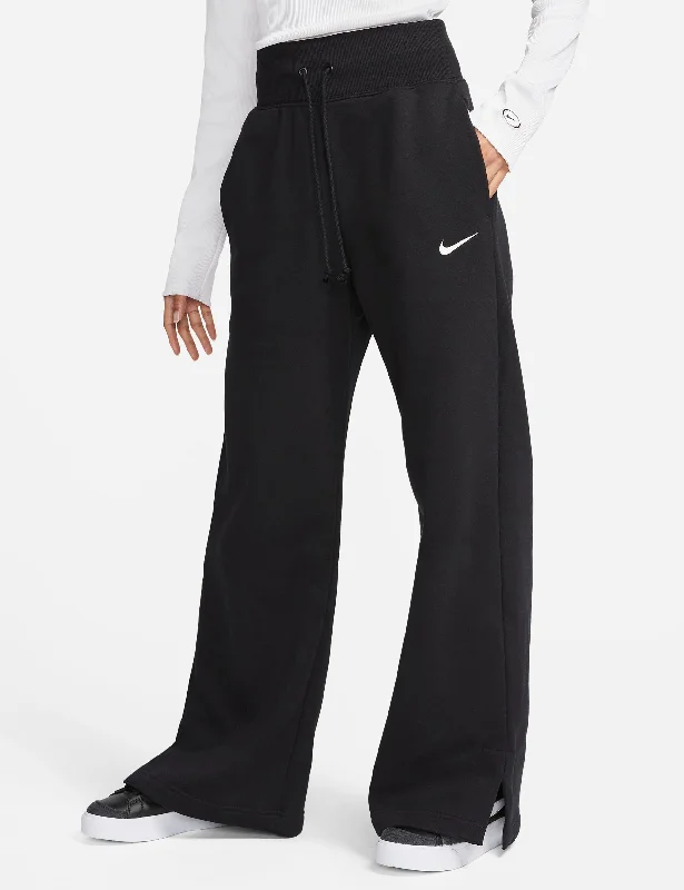 women's travel pantsSportswear Phoenix Fleece Tracksuit Bottoms - Black/White