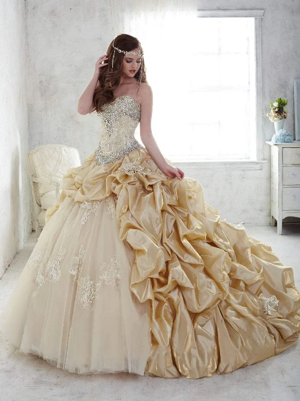 Formal Dress for DebutantesQuinceanera Collection - 26810SC Strapless Satin Ballgown