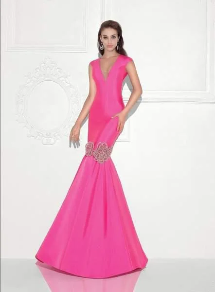 Formal Dress for Charity BallsTarik Ediz - 92729 Sleeveless V Neck Mermaid Gown