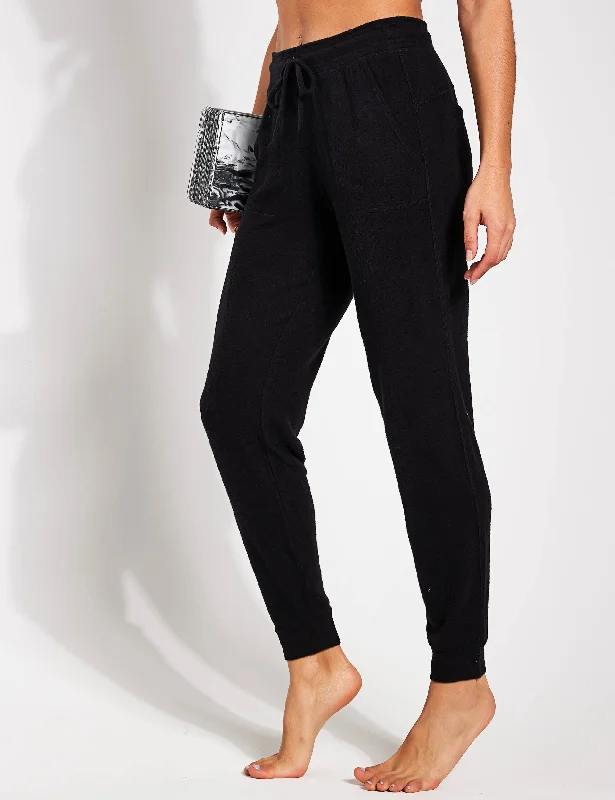 women's checkered pantsSoho Sweatpant - Black