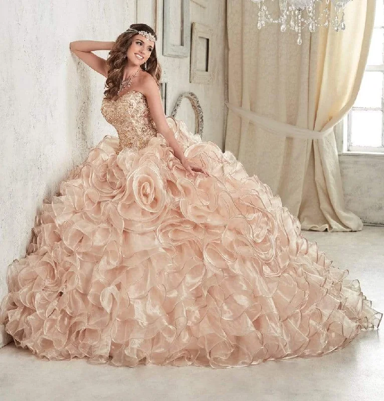 Formal Dress for QuinceañerasQuinceanera Collection - 26839SC Strapless Ruffled Ballgown