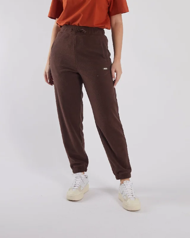 women's wide-leg pantsNala Fleece Jogger Deep Coco