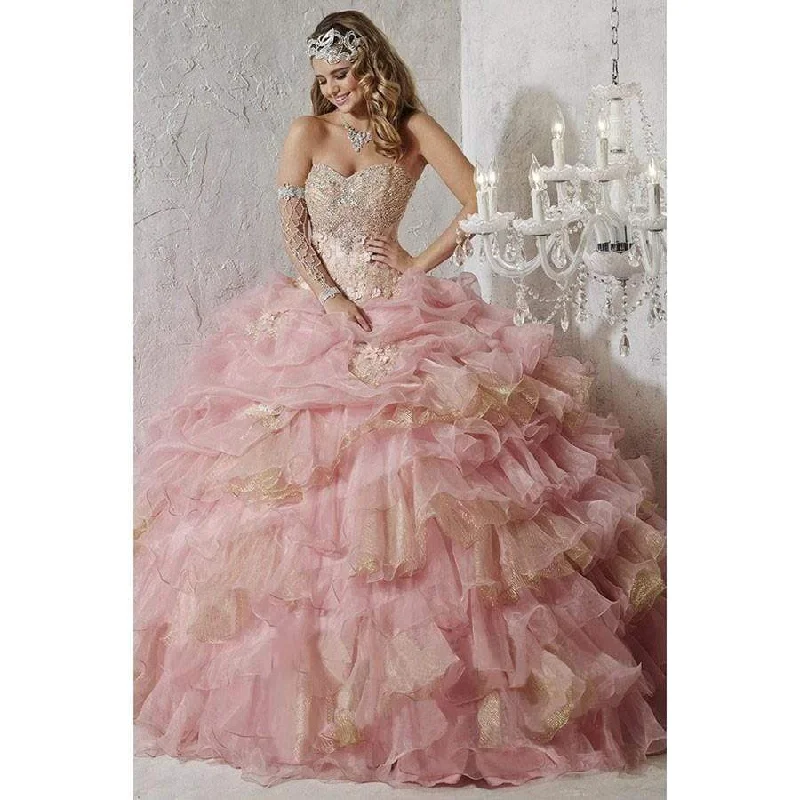 Formal Dress for DebutantesQuinceanera Collection - 26781SC Beaded Sweetheart Ballgown