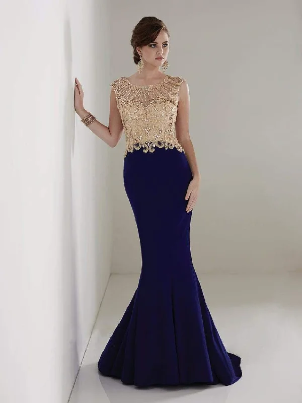 Formal Dress for Theater OpeningsChristina Wu Elegance - 20208SC Embellished Trumpet Gown