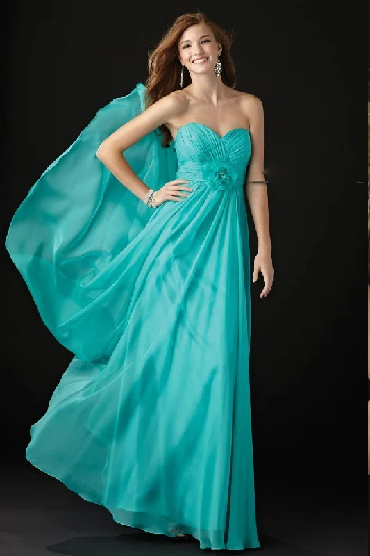 Formal Dress for Rustic ThemesAlyce Paris - B'Dazzle - Strapless Sweetheart A-Line Gown 35418SC