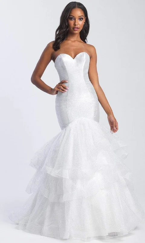 Classic Formal Dress StylesMadison James - 20-311SC Strapless Sweetheart Glittered Mermaid Gown