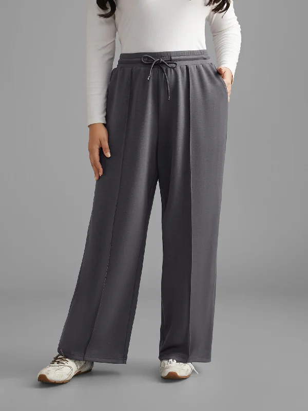 women's sophisticated pantsSupersoft Essentials Solid Drawstring Pants