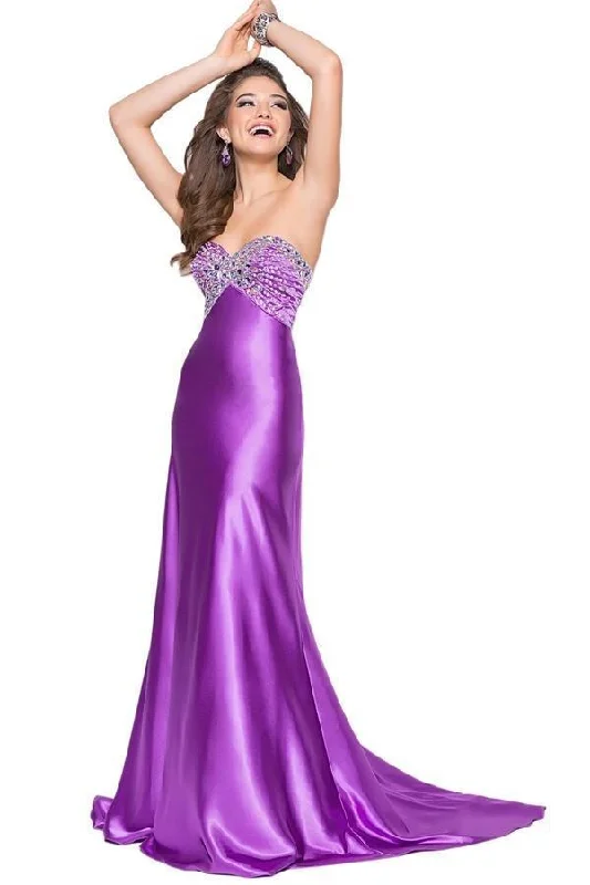 Formal Dress for Rustic ThemesBlush by Alexia Designs - 9584SC Sweetheart Sequined Sheath Gown