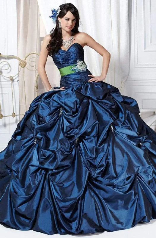 Formal Dress for Art GalleriesTiffany Designs - 56218SC Highly Ruffled and Ruched Ballgown