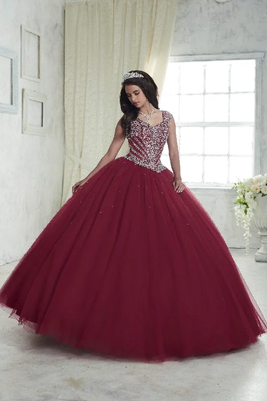 Formal Dress for Runway ShowsFiesta Gowns - 56312SC Sweetheart Embellished Tulle Ballgown