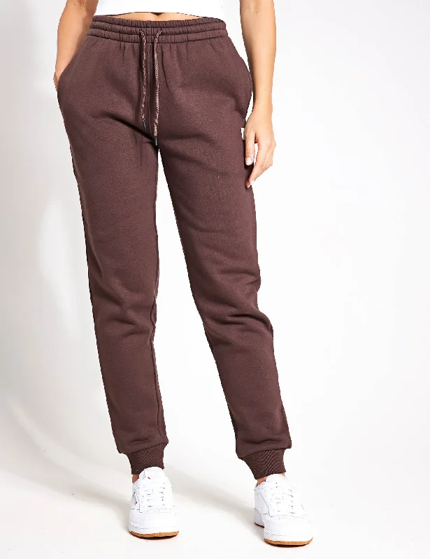 women's ankle-length pantsMillie Slim Fleece Track Pant - Oak