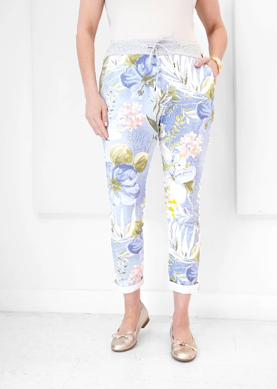 women's breathable pantsCatherine Lillywhite's - Floral Cuffed Joggers