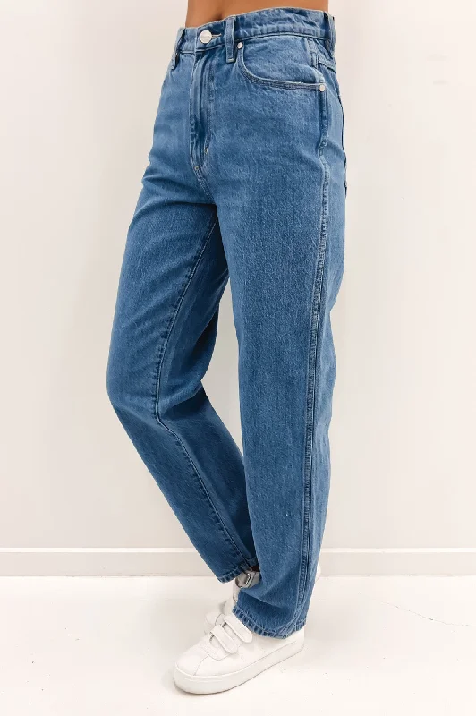 women's denim jeans for a glamorous eveningFrances Mid Straight Jean Contraband