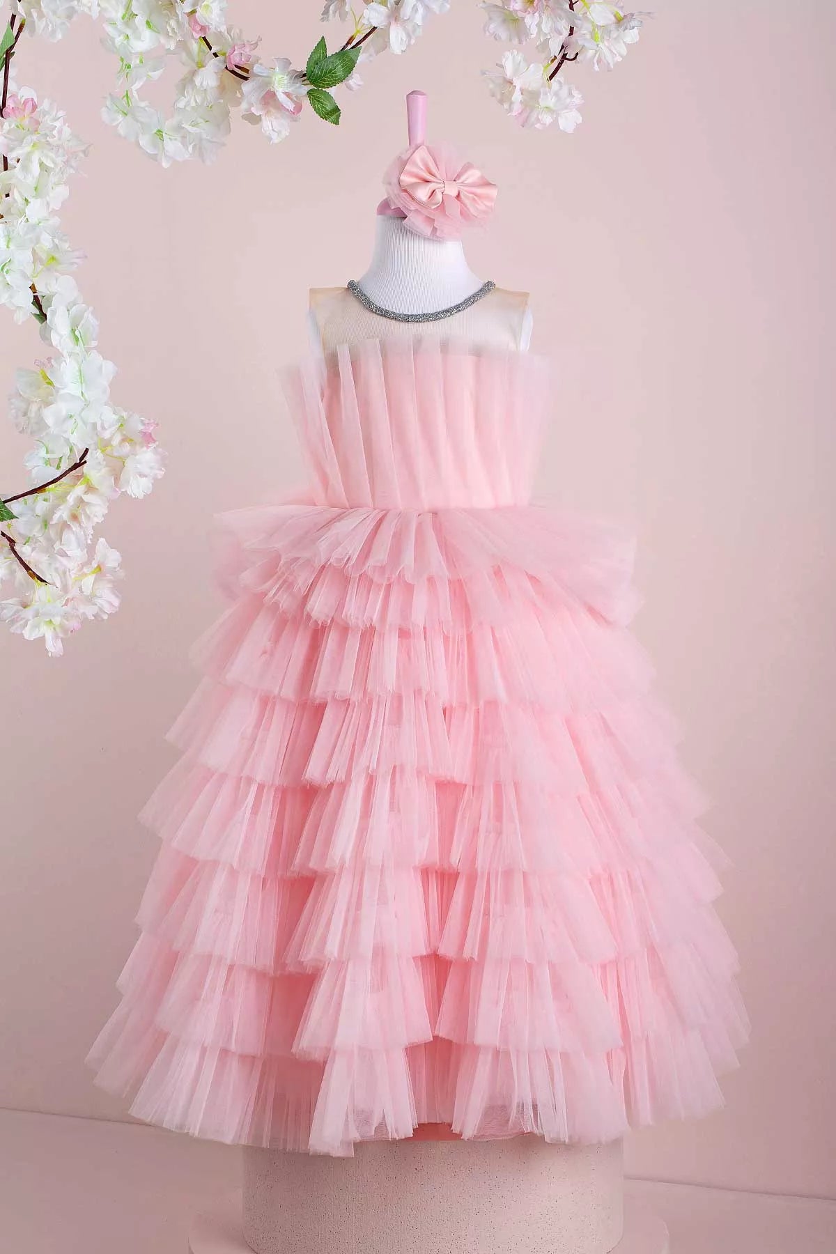 eco-friendly party dressesSofia Pink Party Dress