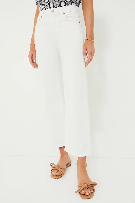 women's high-ankle denim jeansSour Cream Harper Crop Jean