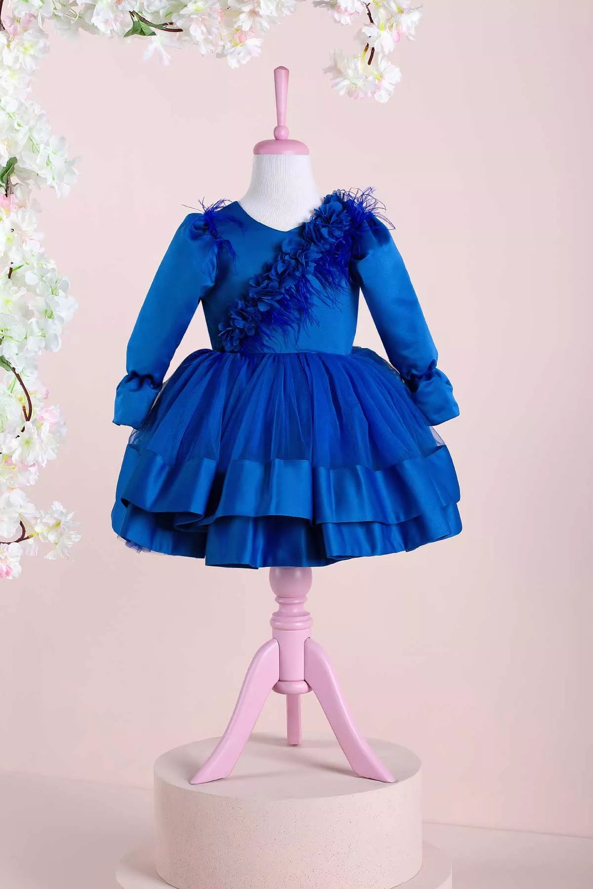 winter party dresses (with tights)Susan Sax Blue Party Dress