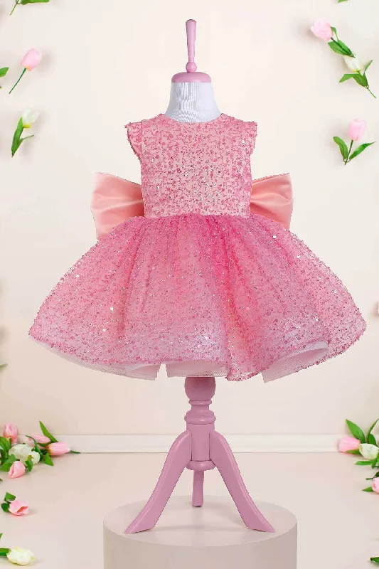 velvet party dressesLea Pink Party Dress