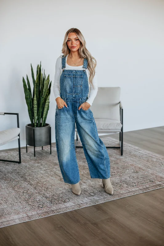 women's stretch denim jeansZander Denim Overalls