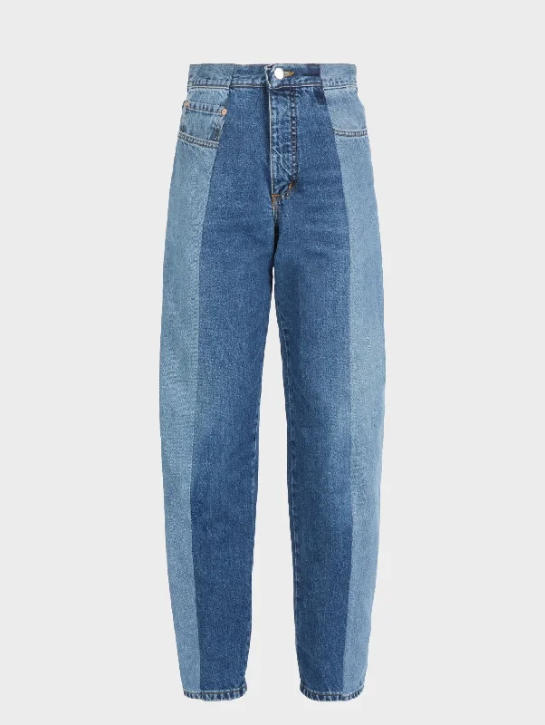 women's denim jeans for a night at the clubBoyfriend Jean Light/Mid Blue