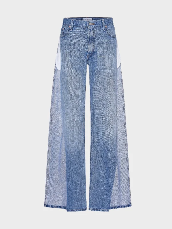 women's faded denim jeansMaya Jeans Light Blue