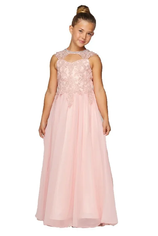 sweetheart-neck party dressesHalter Stone Lace Chiffon Party Dress by Cinderella Couture USA 5084