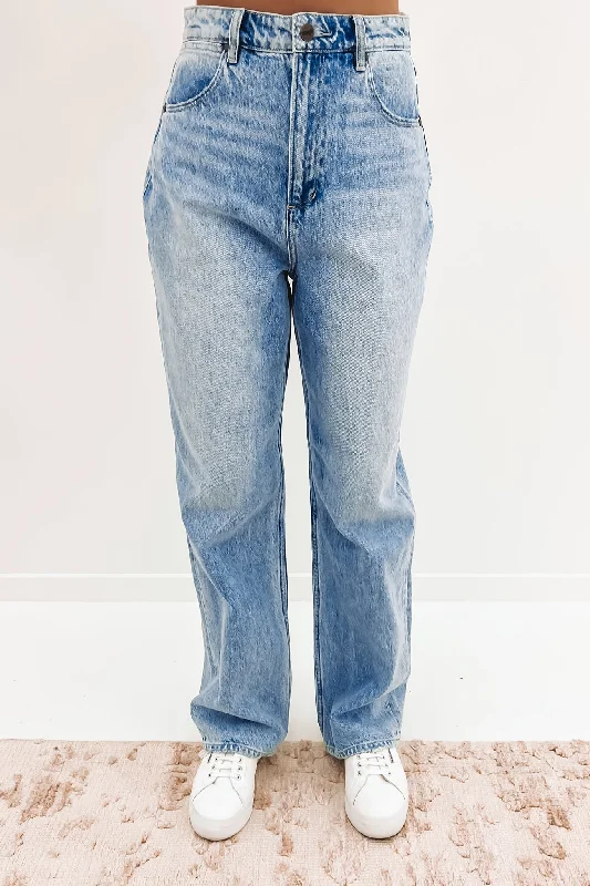 women's straight-leg denim jeansBella Baggy Relaxed Jean Peninsula Blues