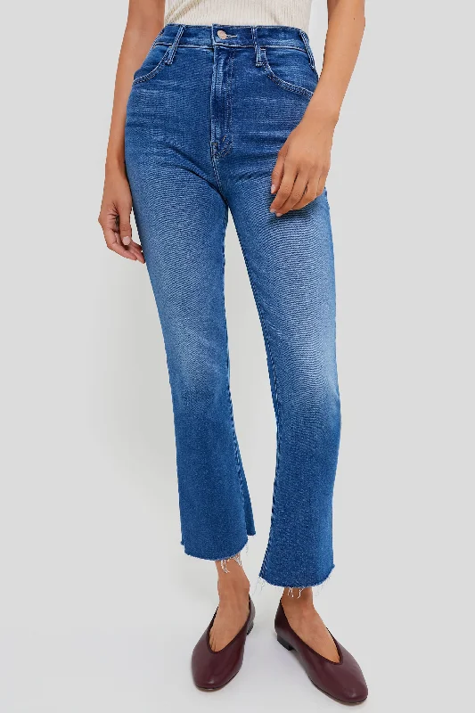 women's elastic waist denim jeansGrasping at Straws The Hustler Ankle Fray