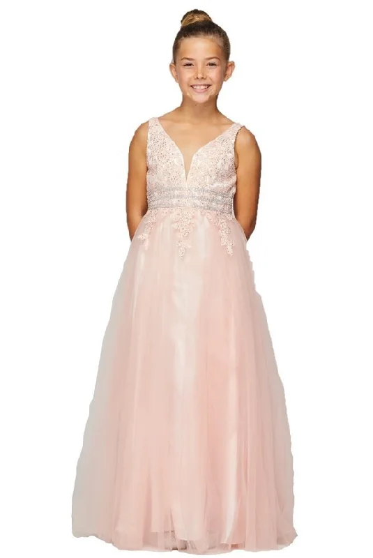 mother-of-the-bride party dressesStone Tulle Party Dress by Cinderella Couture USA 5082