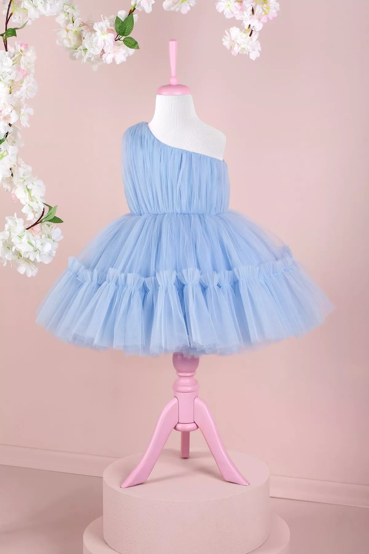 sustainable party dressesFelicity Baby Blue Party Dress