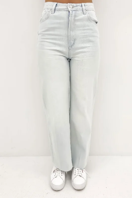 women's denim jeans with geometric patternsHeidi Ankle Jean Ice Blue