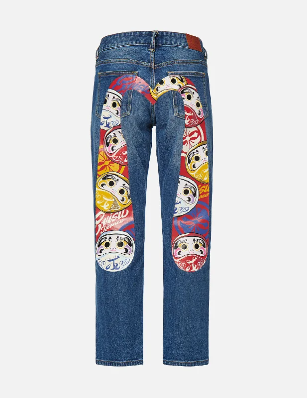 women's denim jeans with stretch fabricDaruma Daicock Boyfriend Jeans