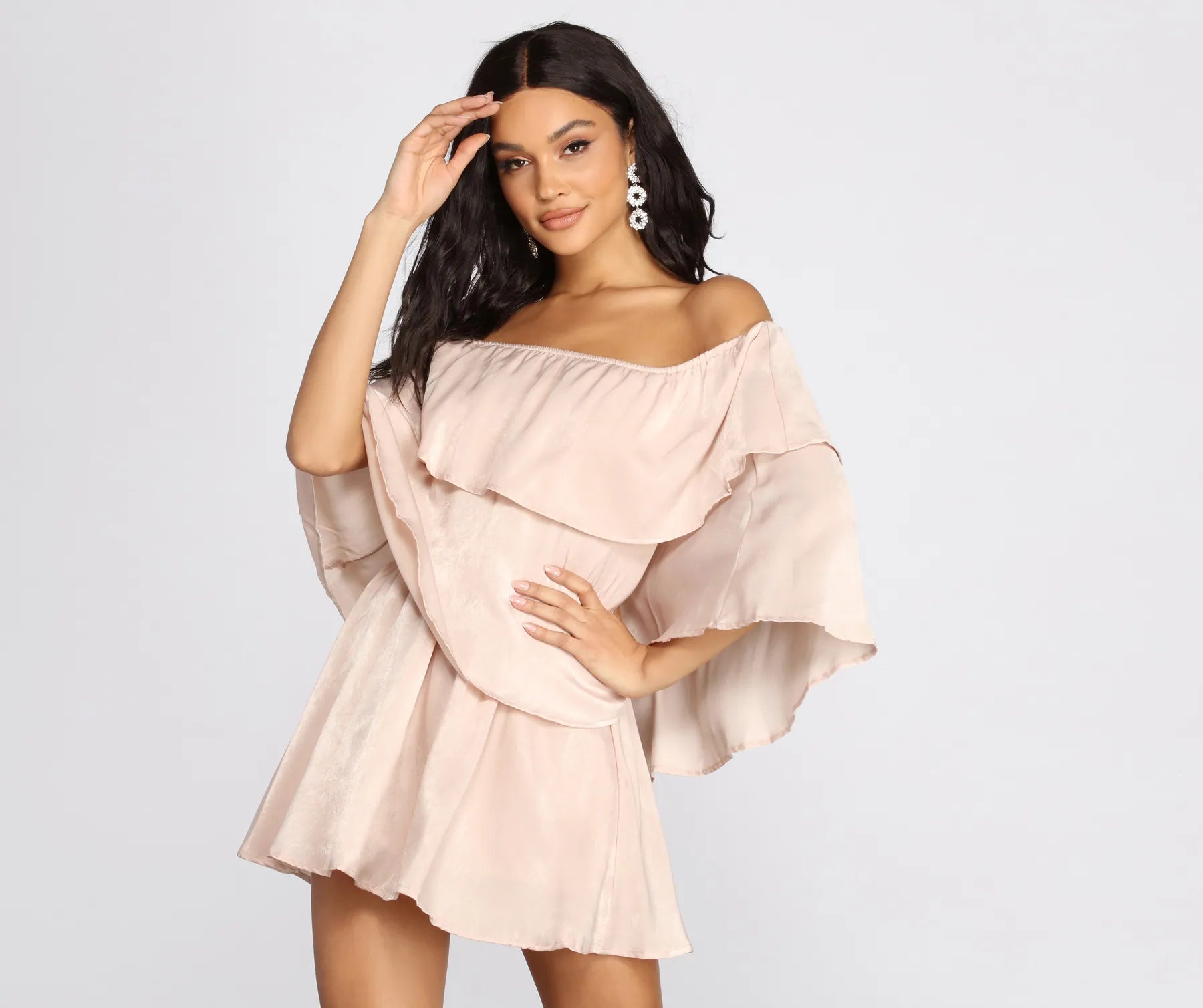 cute and flirty Mimi dresses for a playful touchRavishing Ruffles Mini Dress