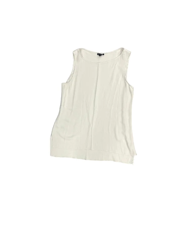 women's tops for fashion-conscious professionalsBeige Top Sleeveless Eileen Fisher, Size L