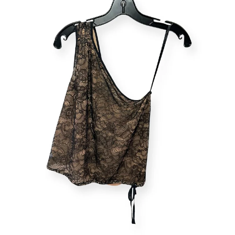 women's tops for those who love to mix and match prints and patternsBlack Top Sleeveless Bcbg, Size Xxs