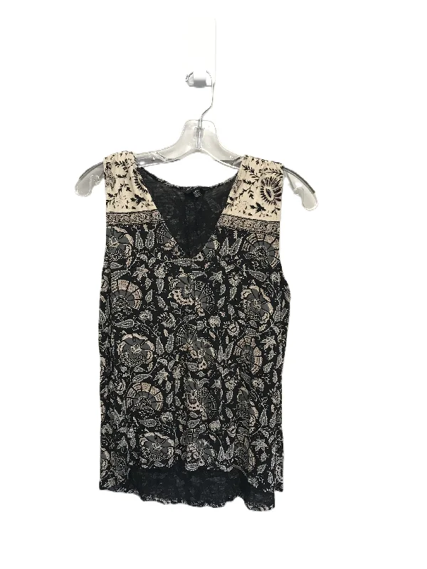 women's tops for those who prefer classic over trendy stylesBlack Top Sleeveless By Lucky Brand, Size: Xs