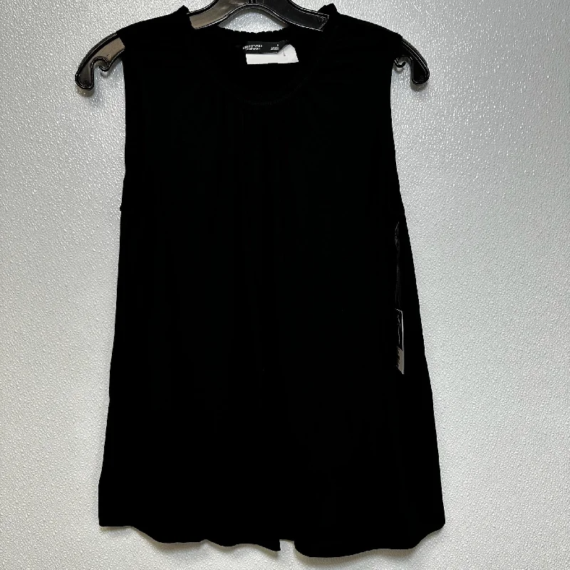 women's tops for those who want to create outfits that are both unique and memorableBlack Top Sleeveless Simply Vera, Size S