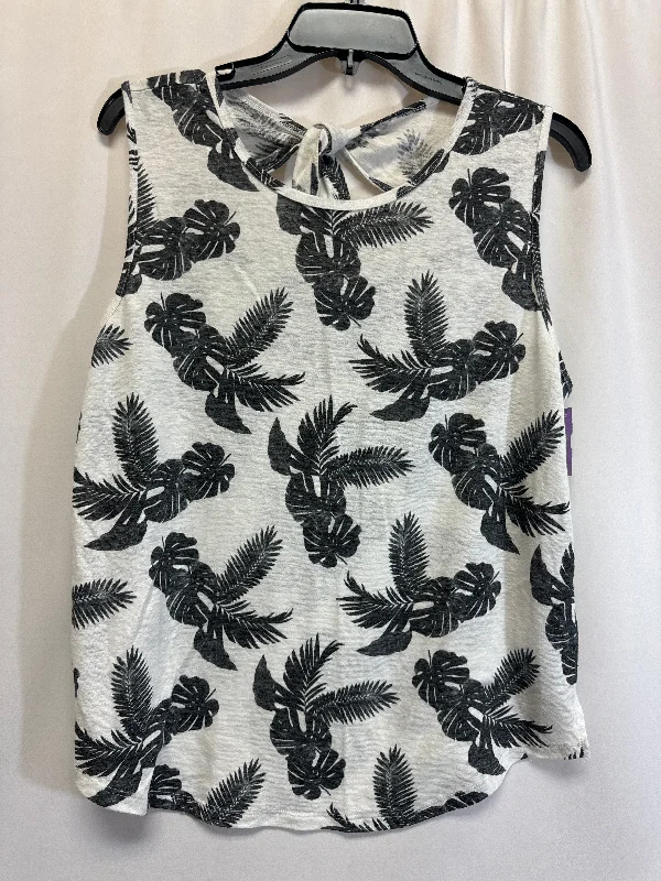 women's tops for those who want to make a fashion statementBlack & White Top Sleeveless Old Navy, Size L